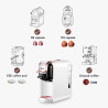 Machine à café HIBREW 4 en 1 : chaude et froide, capsules et café moulu